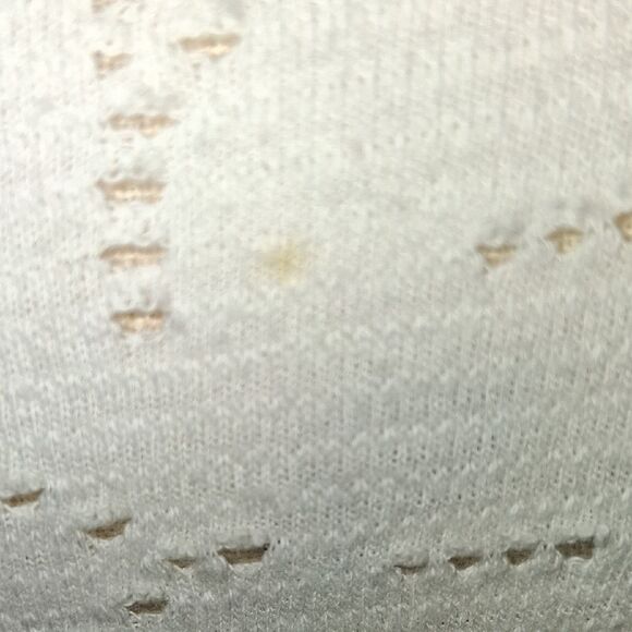 FREE PEOPLE  White Sleeveless Cut Out Peplum Top XS - Picture 3 of 7